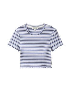 TOM TAILOR - Girls Cropped T-Shirt mit Bio-Baumwolle