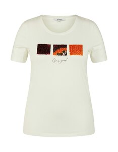 Steilmann Edition - T-Shirt mit Pailletten - aus BCI Cotton