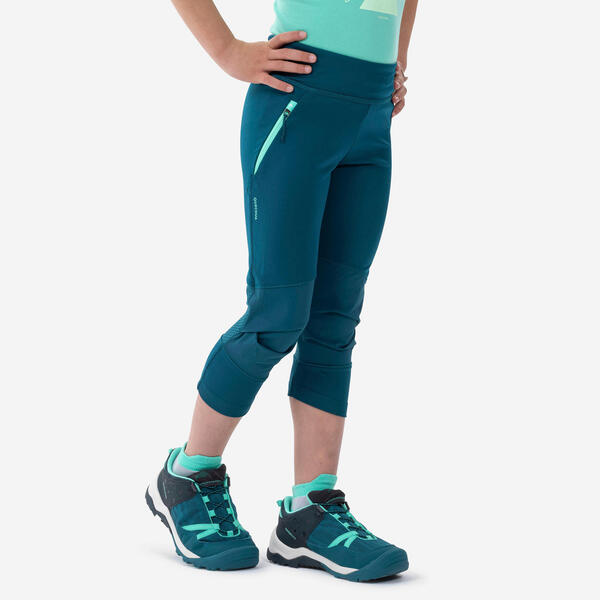 Bild 1 von Wanderleggings MH500 Kinder Mädchen Gr.122–170 grün