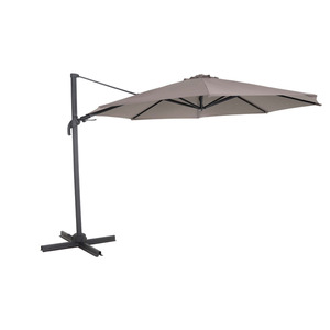 Siena Garden Ampelschirm 'California N+' anthrazit/taupe Ø 350 cm