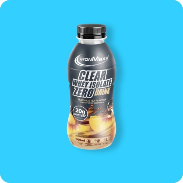 Bild 1 von IRONMAXX®  Clear Whey Isolate Zero Drink, versch. Sorten