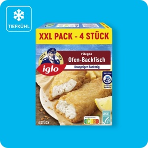 IGLO Filegro Ofen-Backfisch, 4 Stück