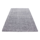 Bild 1 von Hochflor Teppich, 80x150 cm, hellgrau