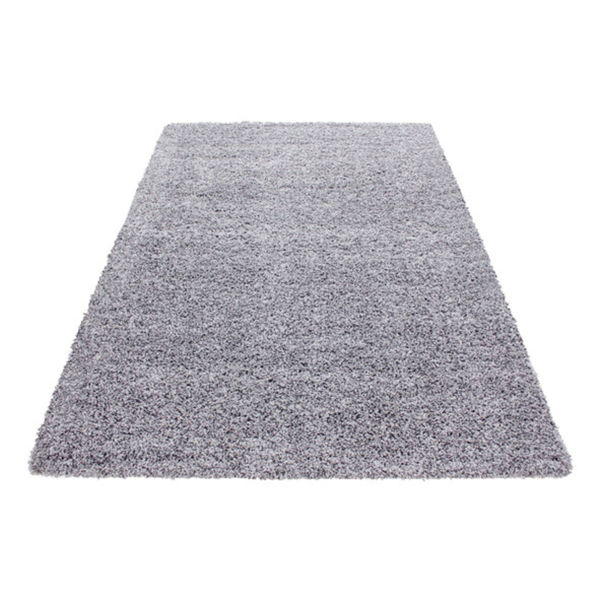 Bild 1 von Hochflor Teppich, 80x150 cm, hellgrau