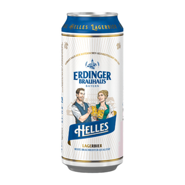 Bild 1 von ERDINGER BRAUHAUS Helles 0,5L