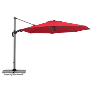 Schneider Ampelschirm 'Bermuda' rot Ø 350 cm