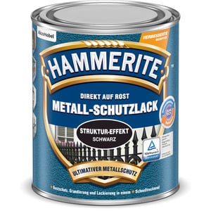 Hammerite Metallschutzlack Struktur-Effekt schwarz 250 ml