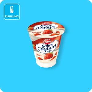 ZOTT Sahnejoghurt, Erdbeere + versch. Sorten