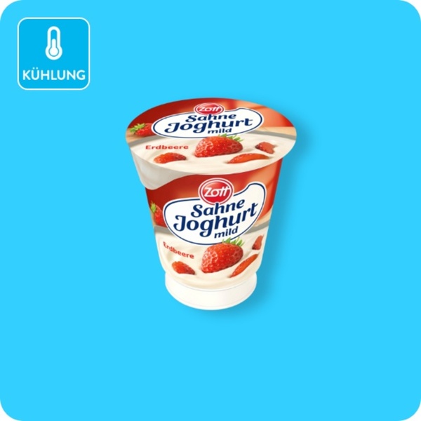 Bild 1 von ZOTT Sahnejoghurt, Erdbeere + versch. Sorten