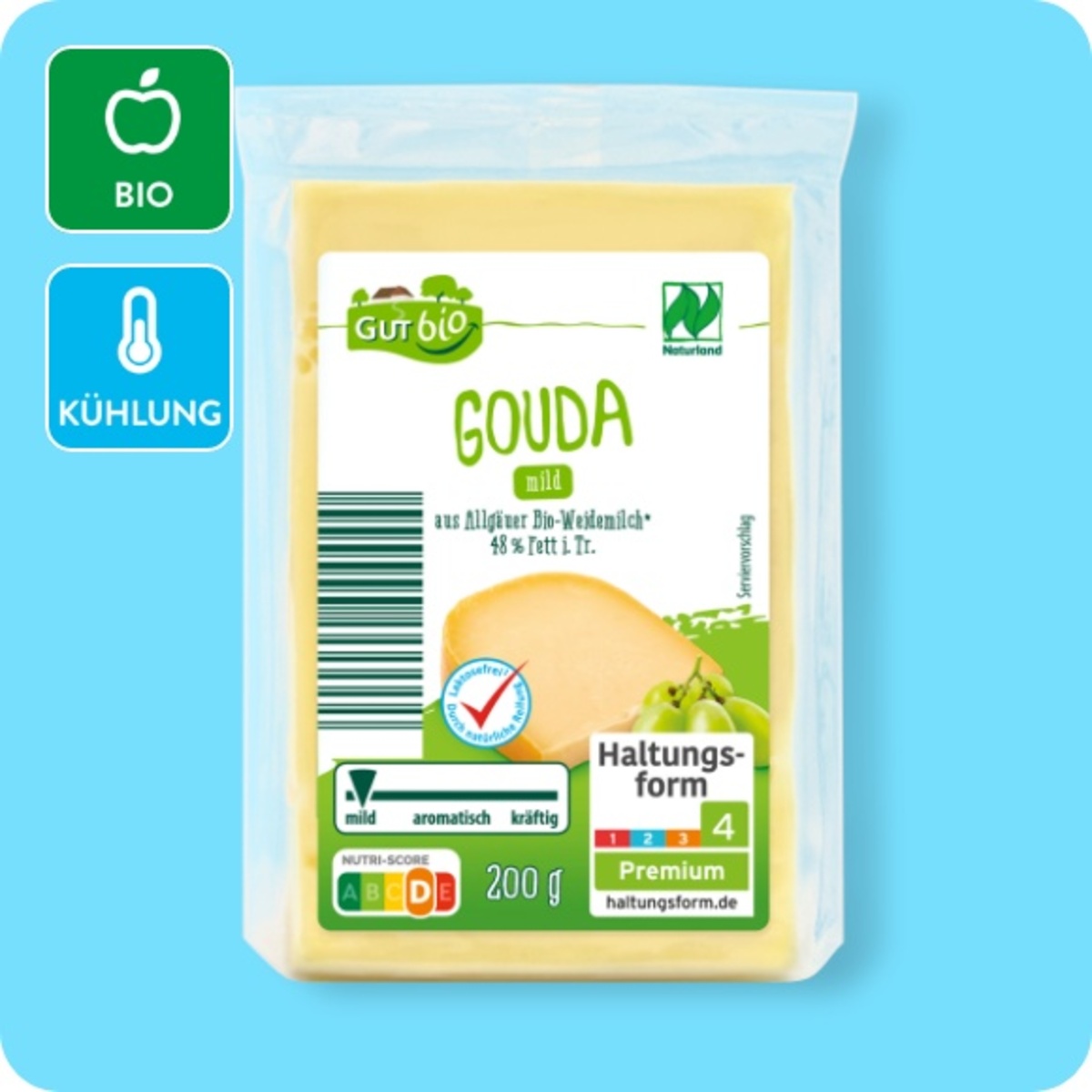 Bild 1 von GUT BIO Bio-Käsestück, versch. Sorten