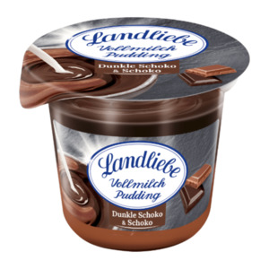 LANDLIEBE Vollmilchpudding 225g Dunkle Schoko & Schoko