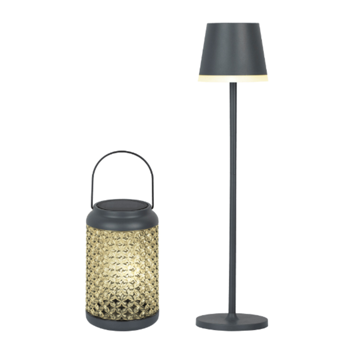 Bild 1 von CASALUX 2-in-1-Solar-Gartenleuchte