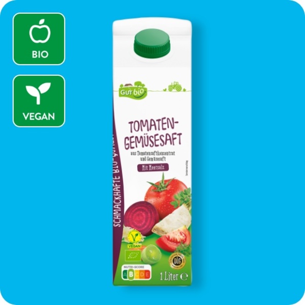 Bild 1 von GUT BIO Bio-Gartensaft⁸, versch. Sorten