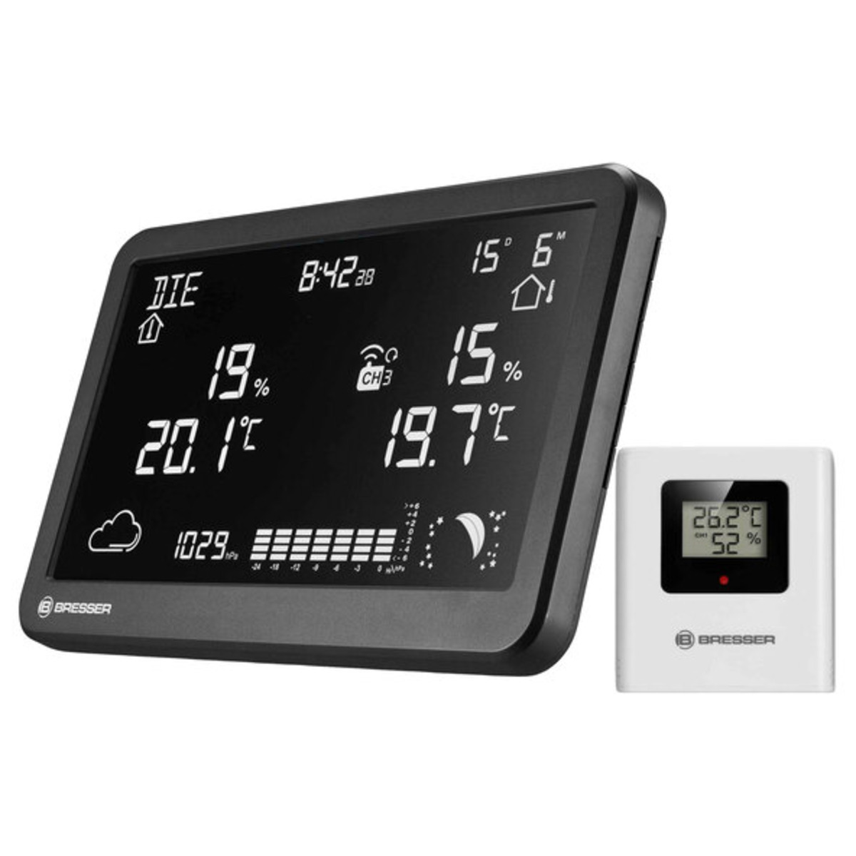 Bild 1 von Funk-Wetterstation MeteoTemp Tbh, horizontal