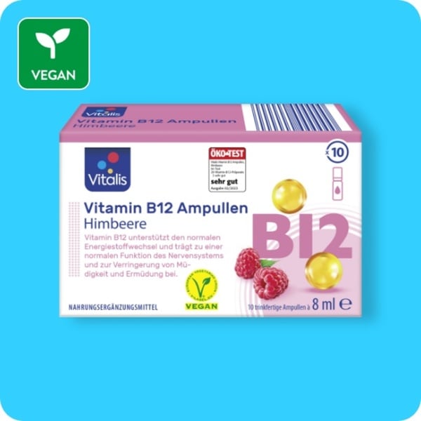 Bild 1 von VITALIS Vitamin-B12-Ampullen⁵, Highlight der Woche