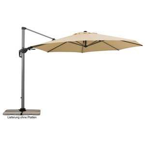 Schneider Ampelschirm 'Bermuda' naturfarben Ø 350 cm