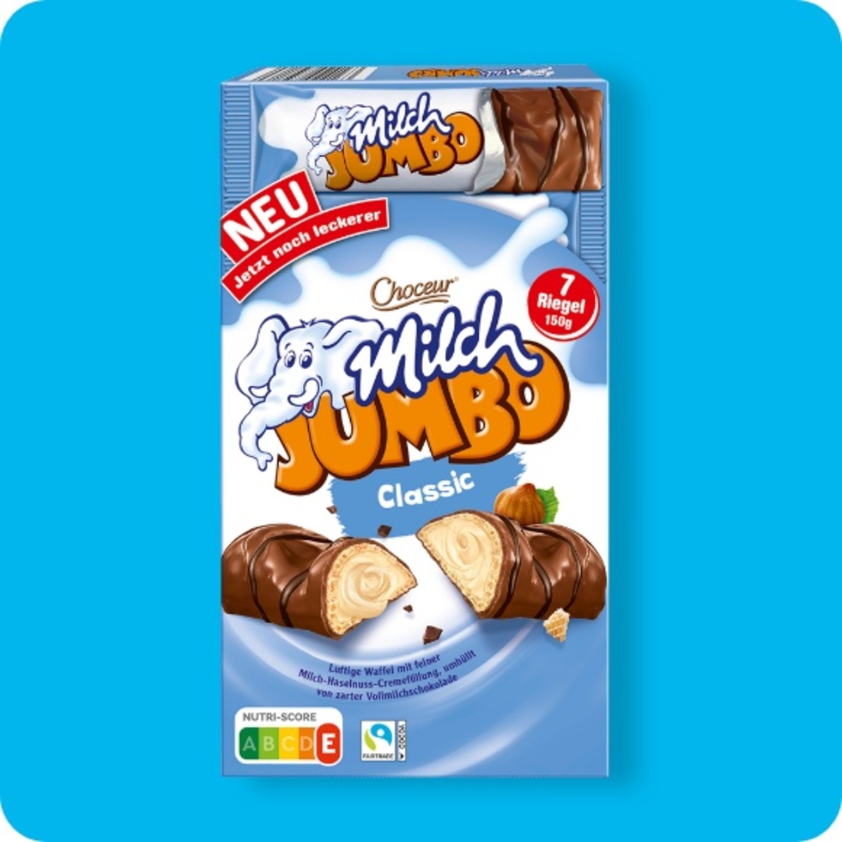 Bild 1 von CHOCEUR Milch-Jumbo-Riegel, versch. Sorten
