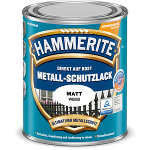 Hammerite Metallschutzlack weiß matt 250 ml