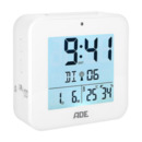 Bild 1 von Digitaler DCF-Funkwecker 8,2 x 8,2 cm, weiß