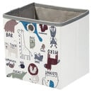 Bild 1 von Kleine Aufbewahrungsbox mit Tier-Motiven BLAU / BRAUN / HELLBEIGE