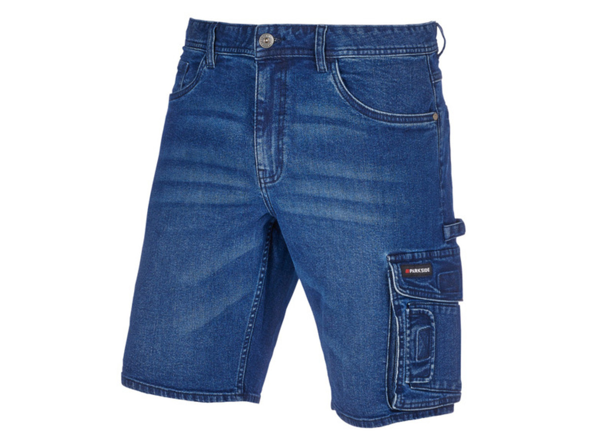 Bild 4 von PARKSIDE® Herren Jeans-Arbeitsbermuda mit Hammerschlaufe