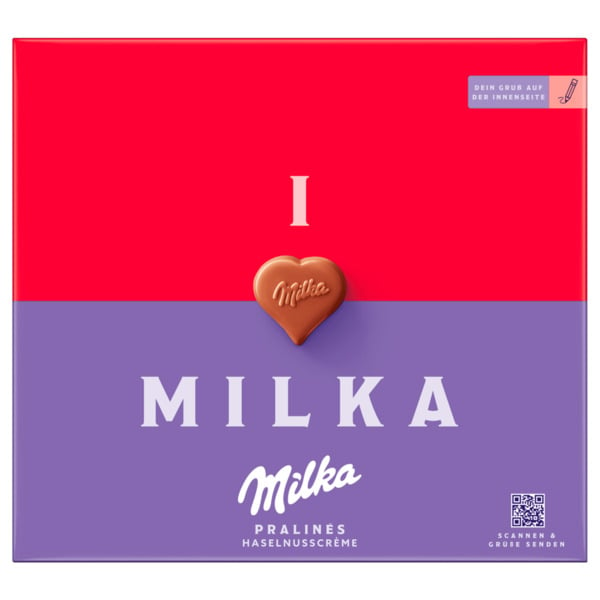 Bild 1 von Milka I love Milka Pralinés Haselnusscrème 110g