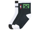 Bild 2 von Minecraft Kinder Socken, 3 Paar, weiche Baumwollmischung