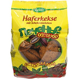 Haferkekse mit Schokostückchen