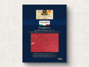 Italiamo Carpaccio vom Rind, 
         120 g