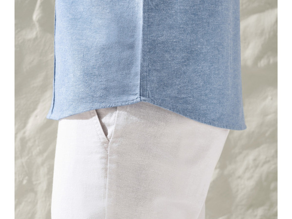 Bild 4 von LIVERGY® Herren Leinenhemd mit Kentkragen