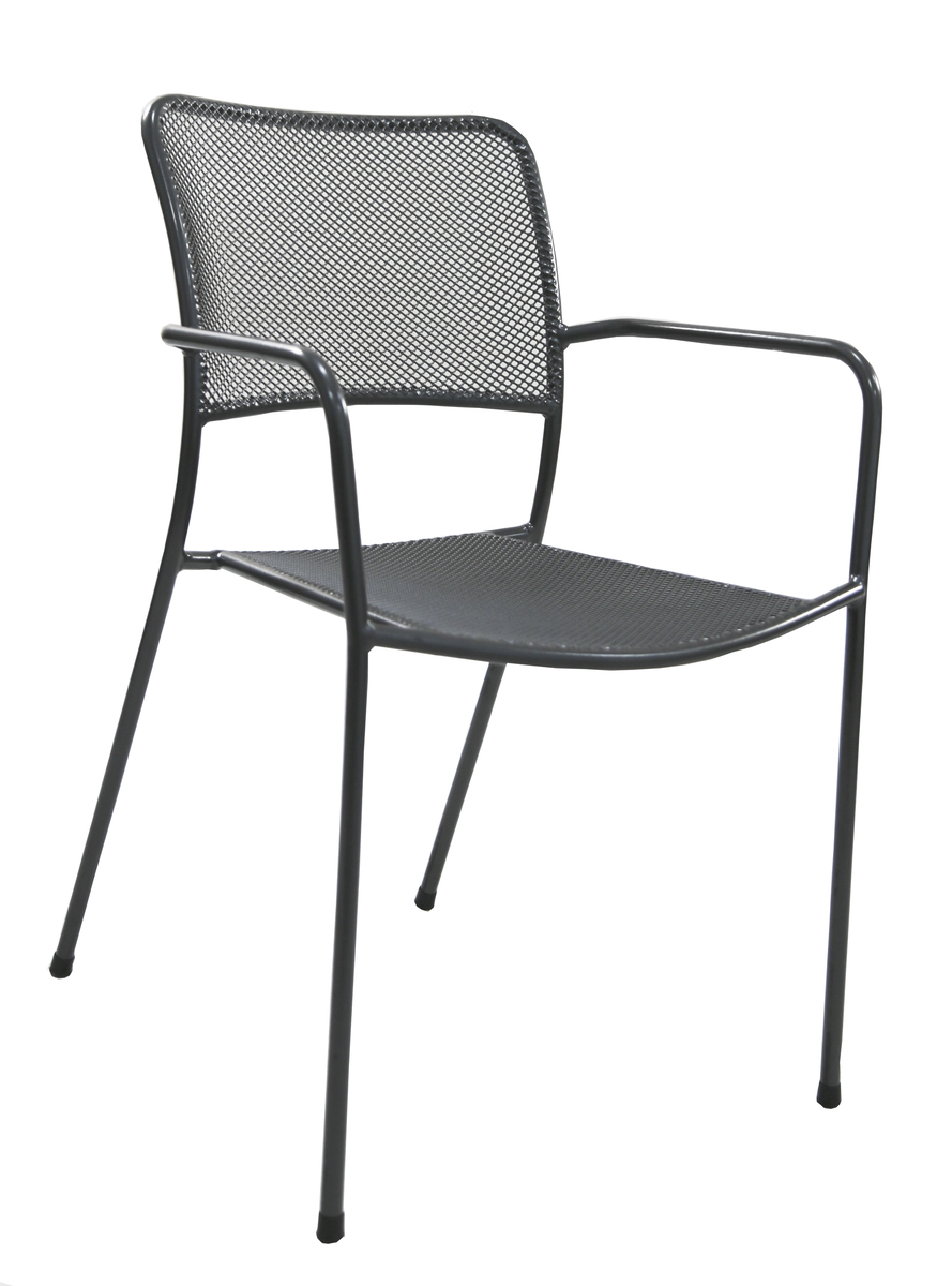 Bild 1 von Primaster Gartenstuhl Metall Loris grau