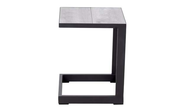 Bild 2 von Bestelltisch Keramo, anthrazit, Tischplatte in grauer Keramik Holznachbildung