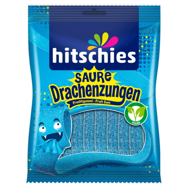 Bild 1 von Hitschies Saure Drachenzungen vegan 125g