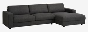 Sofa KONGSMARK Chaiselongue dunkelgrau