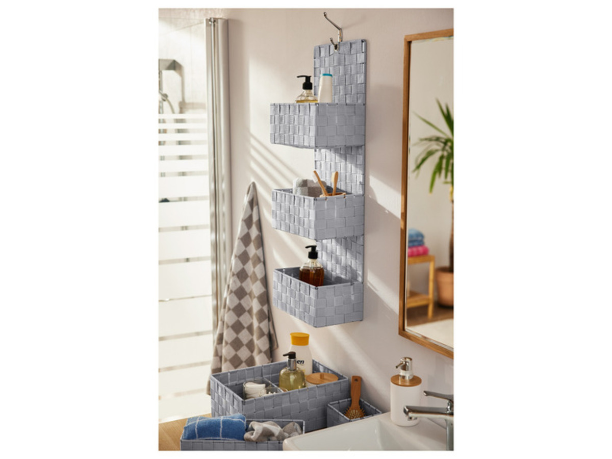 Bild 3 von LIVARNO home Hängeregal \ Aufbewahrungskorb-Set, mit stabilem Metallrahmen