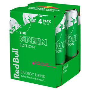 Red Bull Energy Drink Green Edition Kaktusfrucht 4x0,25l