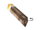 Bild 4 von Minecraft LED Tischlampe / Fackel, mit Wandhalterung