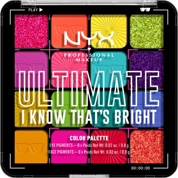 Bild 1 von NYX Professional MakeUp Ultimate Shadow Palette 04 I Know That's Bright