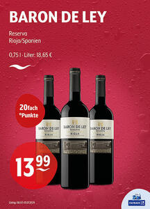 BARON DE LEY Reserva
Rioja/Spanien