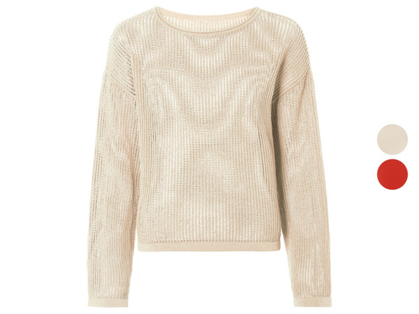 Bild 1 von esmara® Damen Pullover mit Lochstrick