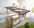 Bild 1 von Esstisch Edge 300x100 XL Akazie Braun Edelstahl Breit Live-Edge