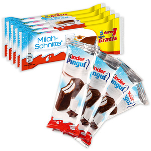 Kinder / Milchschnitte Kinder-Produkte