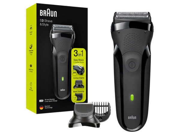 Bild 4 von BRAUN Elektrorasierer »Series 3 Shave&Style 300BT«, kabellos