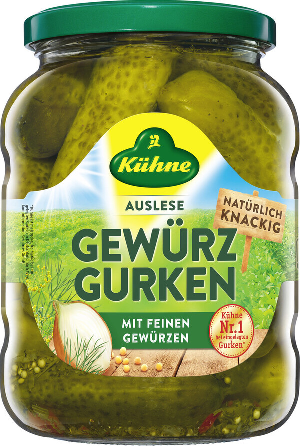 Bild 1 von Kühne Gewürzgurken 670G