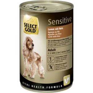 SELECT GOLD Sensitive Adult Lamm mit Reis 6x400 g