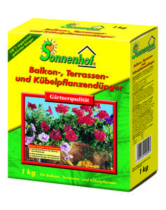 Balkon-, Terrassen- und Kübelpflanzendünger 1 kg