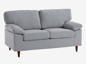 Sofa GEDVED 2-Sitzer hellgrau