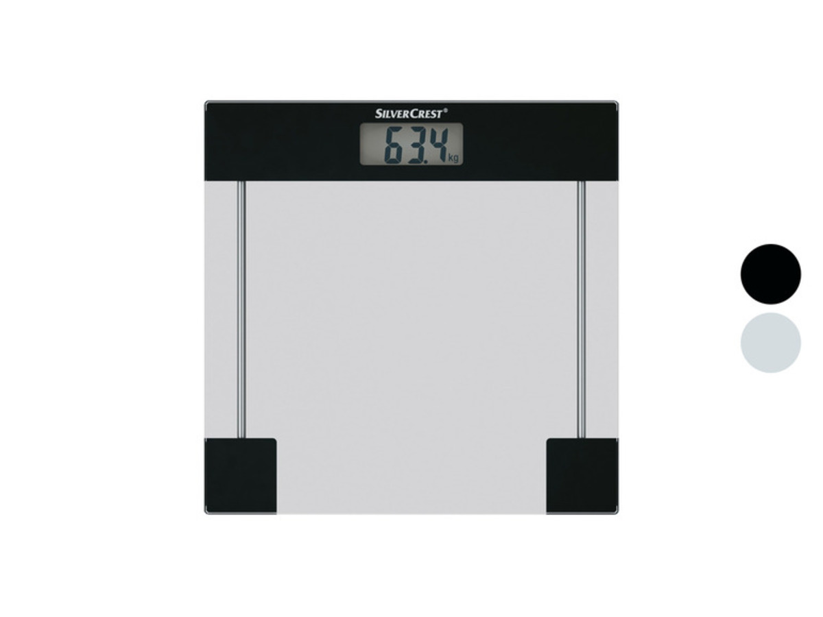Bild 1 von SILVERCREST® PERSONAL CARE Glas-Personenwaage »SPWE 180 A2«, mit 4-Sensoren-Technik