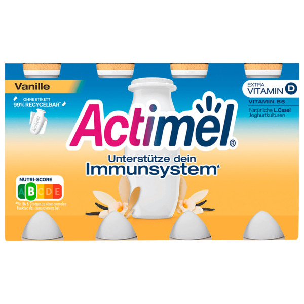 Bild 1 von Danone Actimel Drink Vanille 8x100g