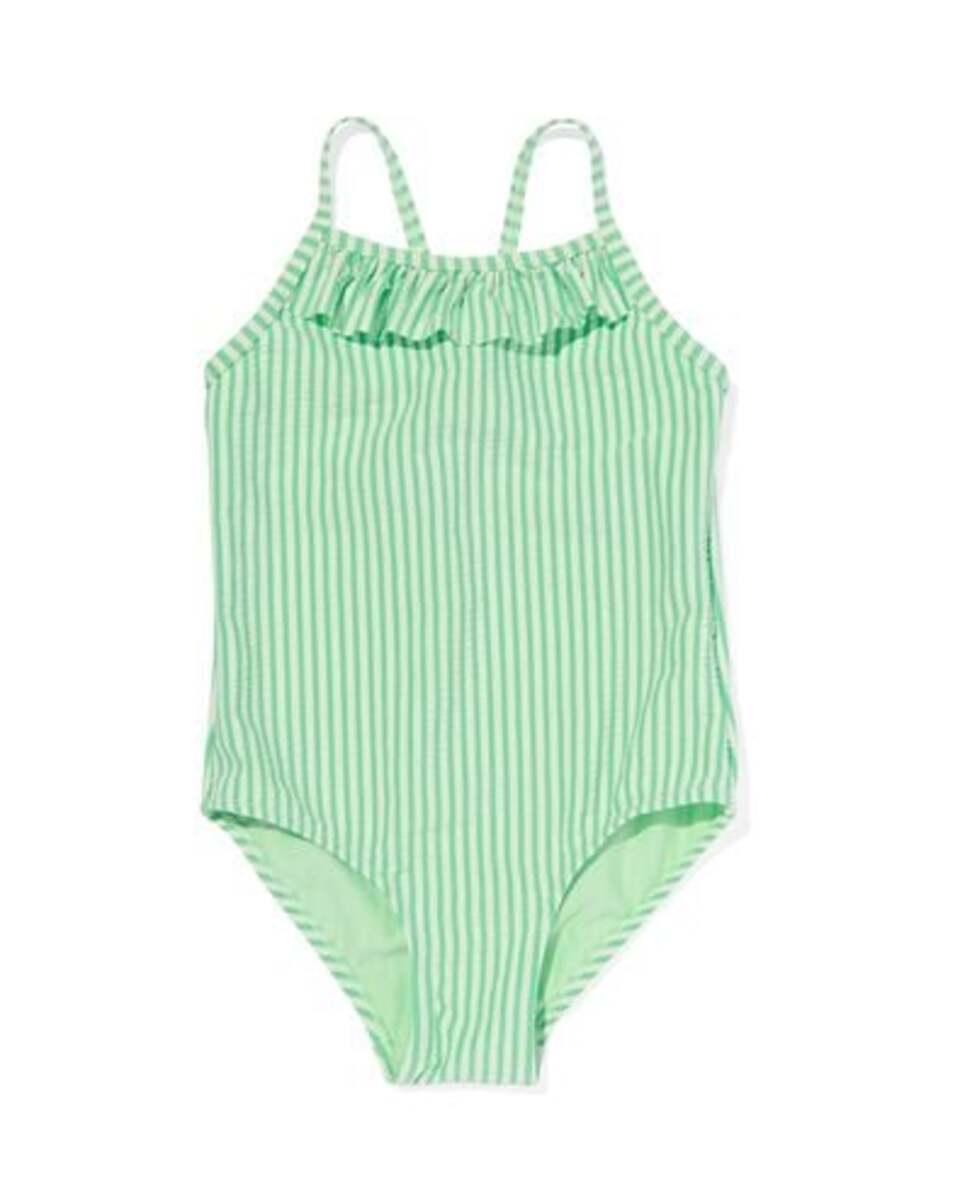 Bild 1 von Kinder-Badeanzug, Streifen grün